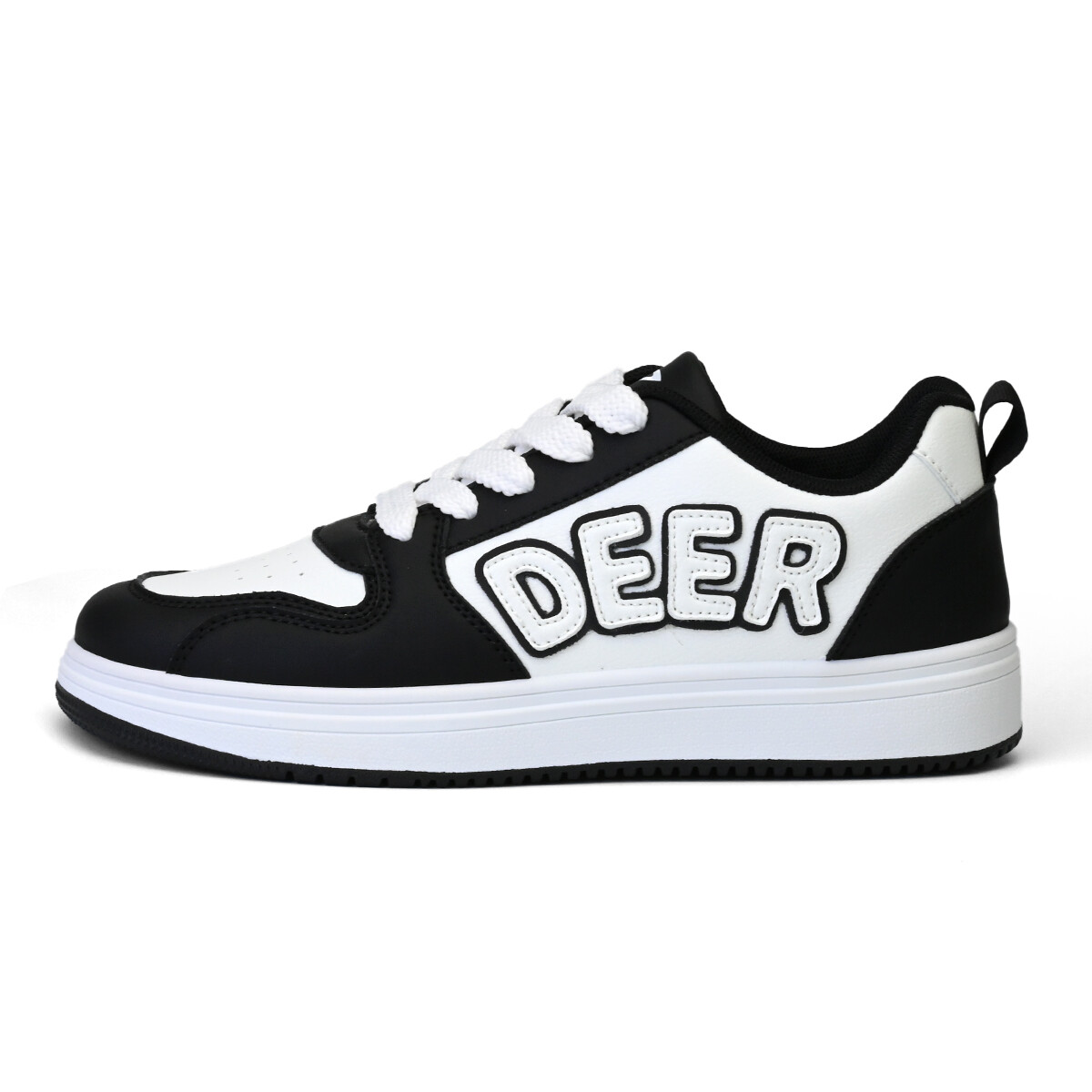 

Кеды, скейтборд обувь женская низкая белый/черный Deerway
