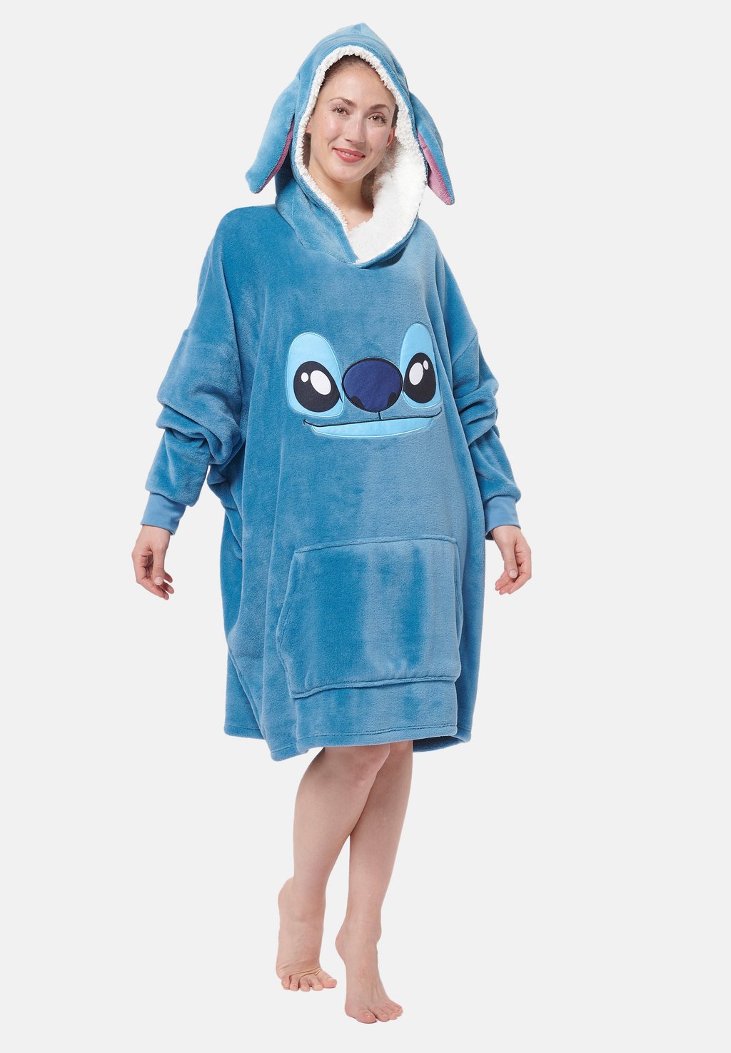

Халат LILO STITCH HOODIE MIT OHREN KUSCHEL Disney, синий
