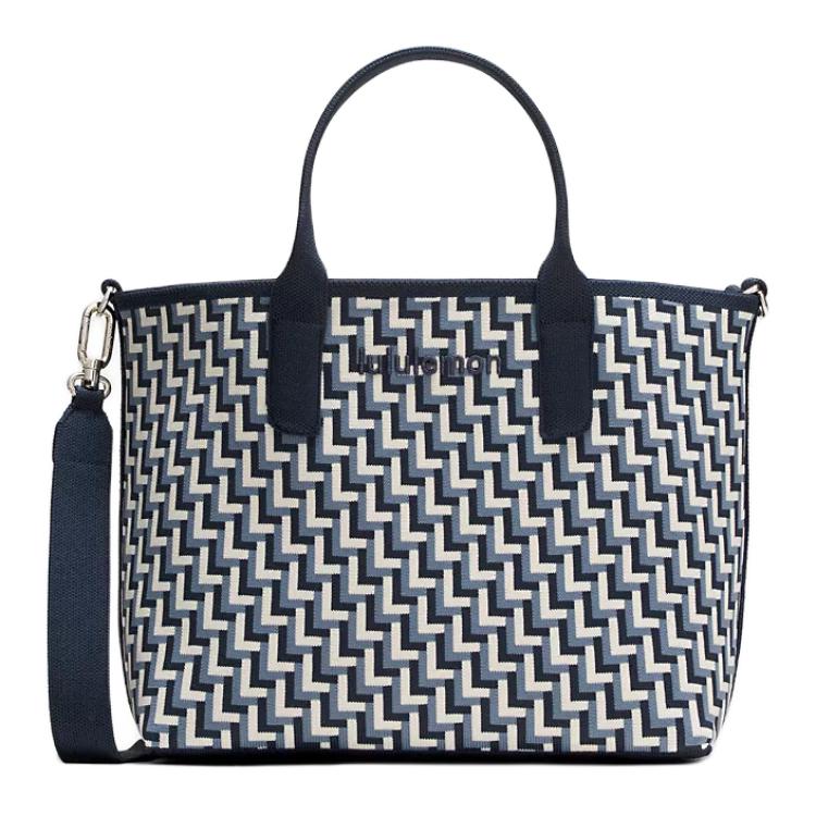 

Lululemon Полиэстеровая сумка тоут, шоппер, женская маленькая сумка blue, Синий, Lululemon Полиэстеровая сумка тоут, шоппер, женская маленькая сумка blue