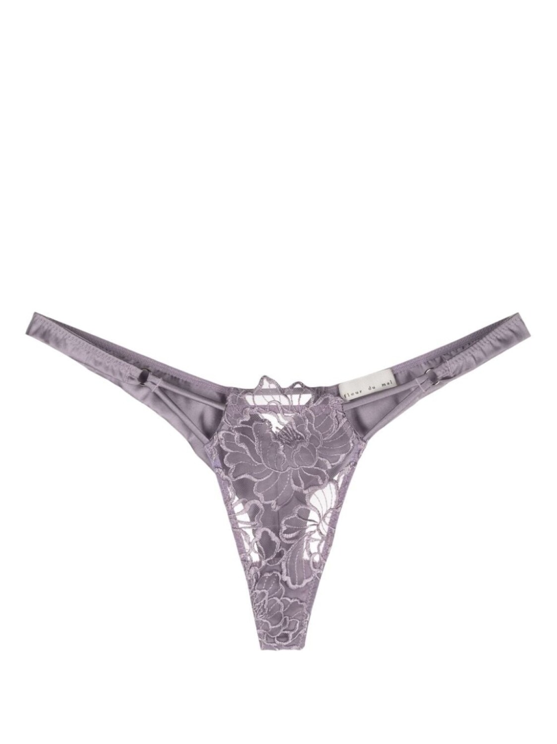 

Трусы-брифы Whitney с кружевом Fleur Du Mal, фиолетовый