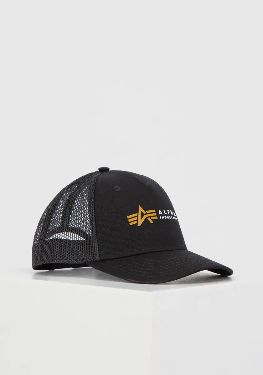 

Кепка Alpha Industries "Аксессуары Alpha Industries - Головные уборы Кепка Alpha Label Trucker", черный