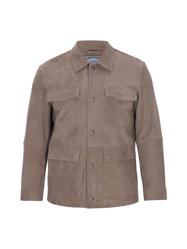 

Кожаная куртка DreiMaster Vintage, цвет taupe grey