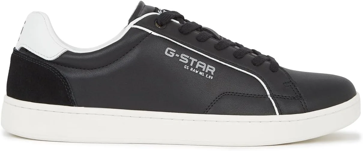 Кроссовки G-Star Herren Cadet IV Lea M, белый/черный — фото 4