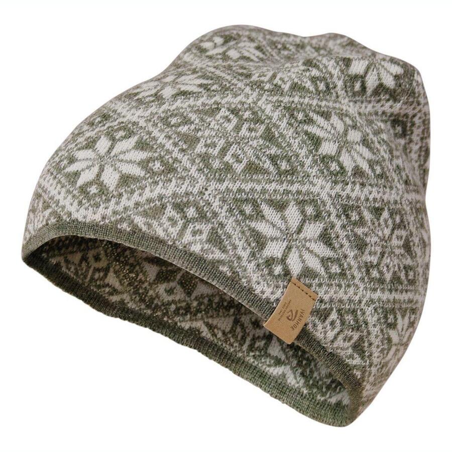 

IVANHOEOEFSWEDEN Вязаная шапка из шерсти Freya Lichen Green - Один размер - Зеленый