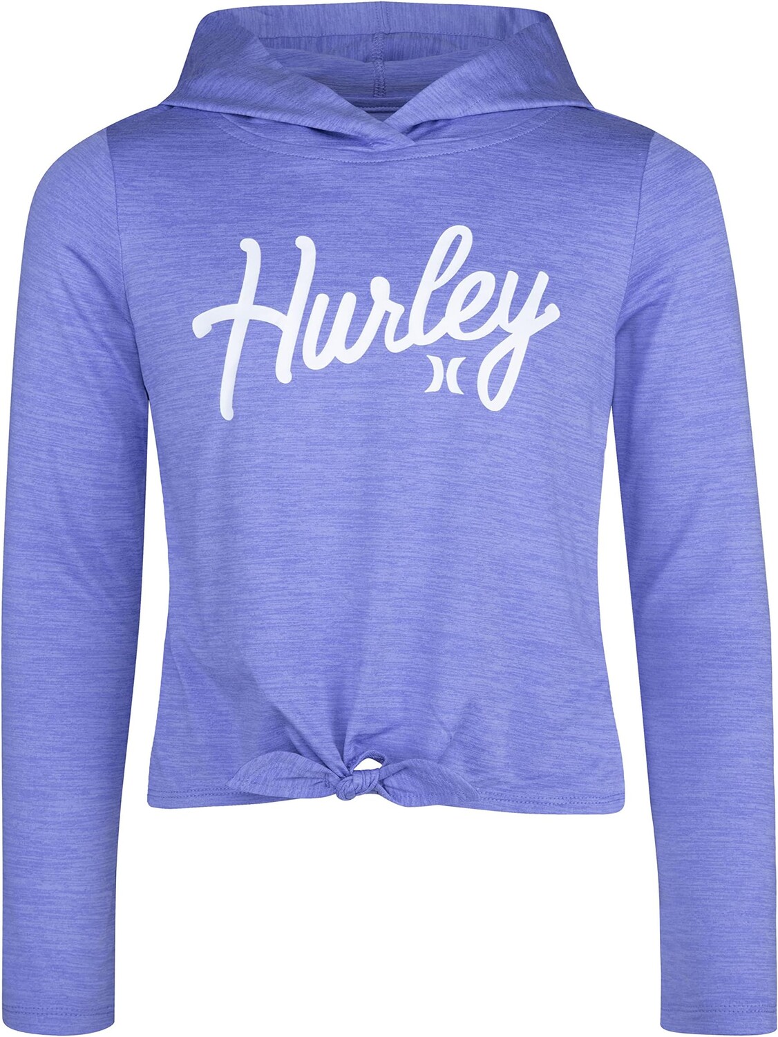 

Топ Hurley Long Sleeve Tie Front Hooded Top, цвет Digital Violet