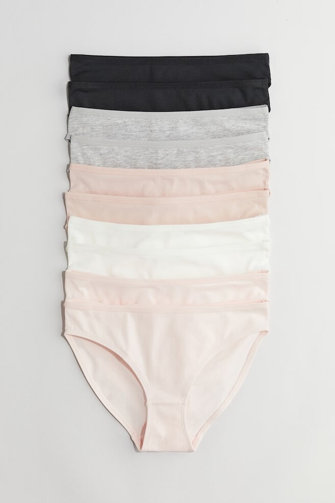 

Упаковка из 10 хлопковых трусов H&M, розовый