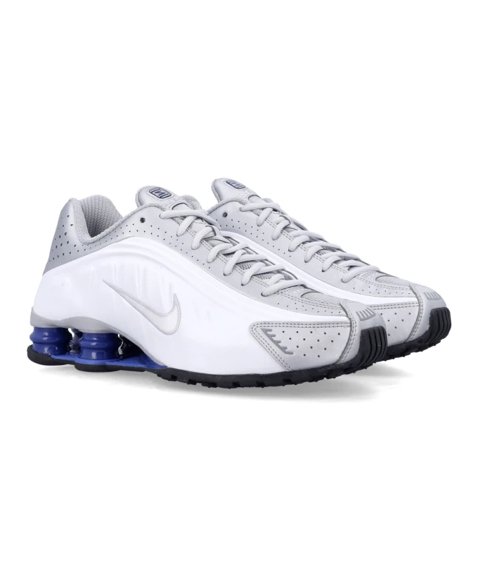 Футуристические кроссовки Shox R4 Nike, белый — фото 3