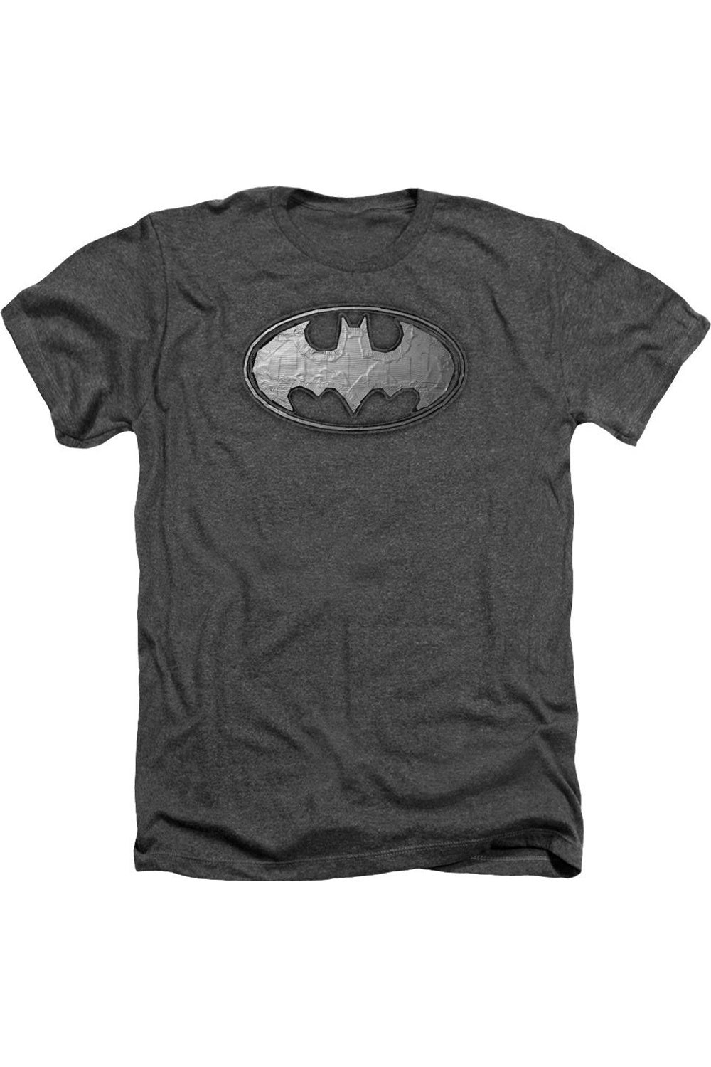 

Футболка/футболка с логотипом Batman Duct Tape для взрослых Heather Gildan, цвет charcoal