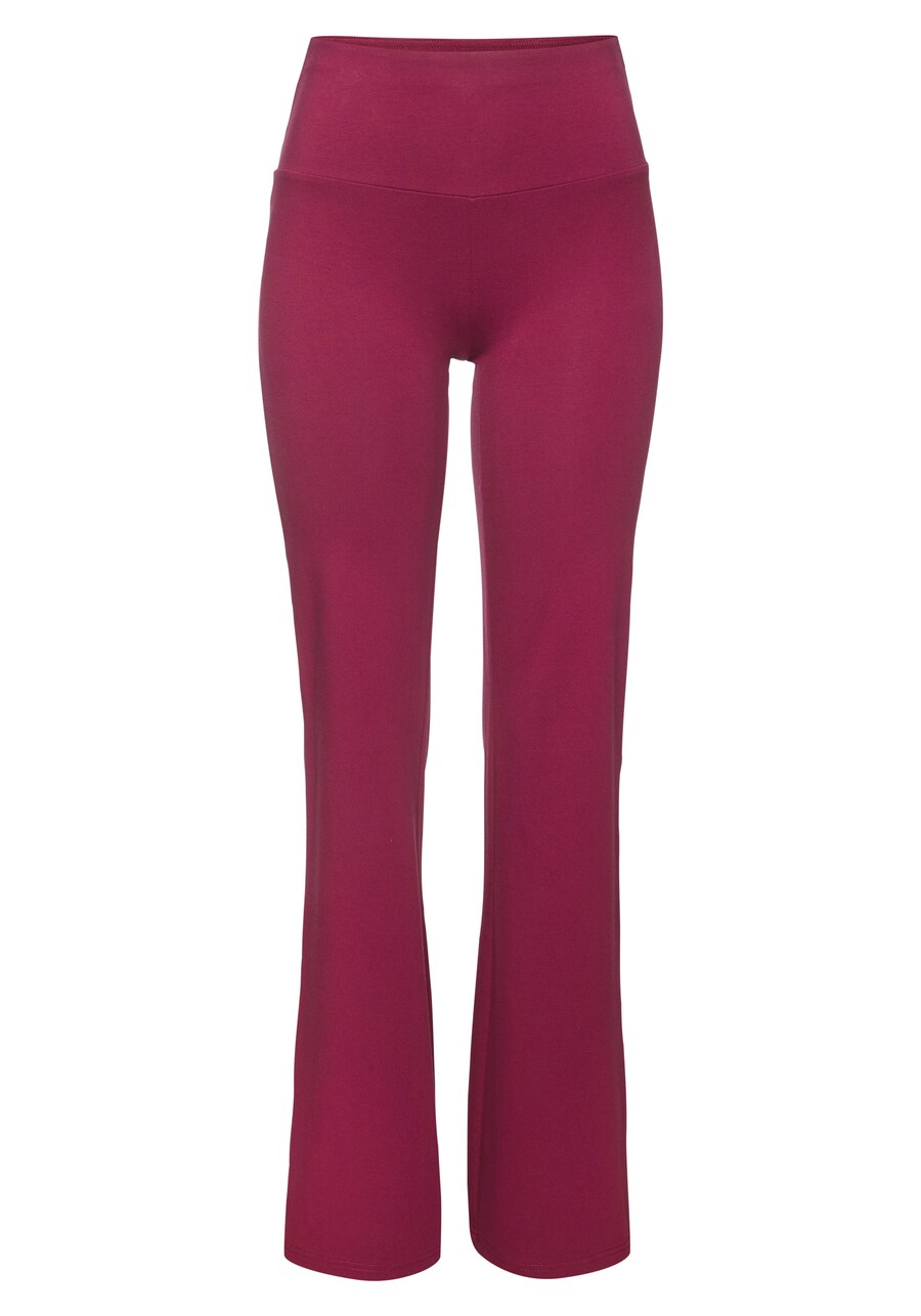 

Расклешенные спортивные брюки LASCANA ACTIVE, красный
