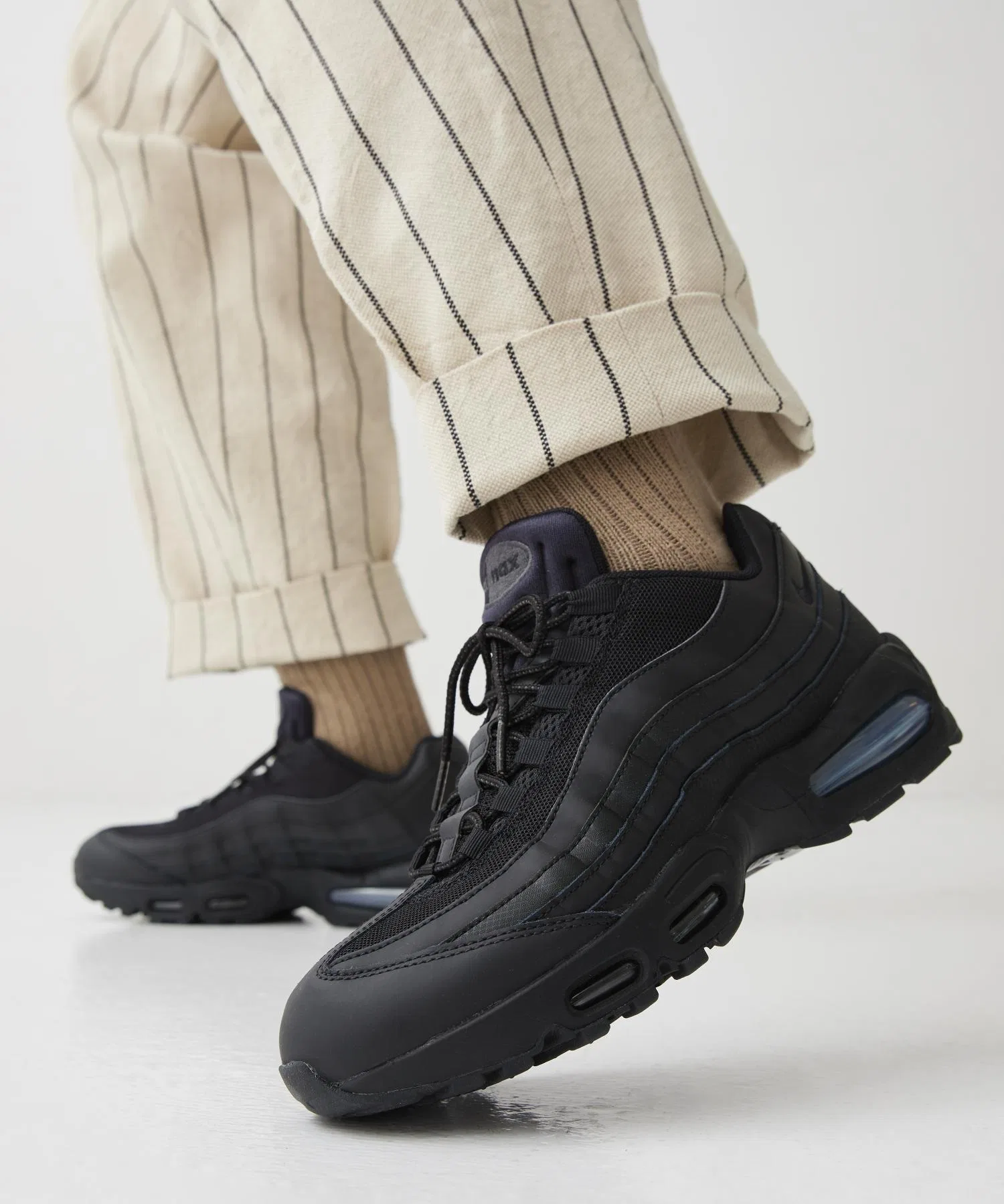 Мужские кроссовки Nike Air Max 95 'Big Bubble' чёрные