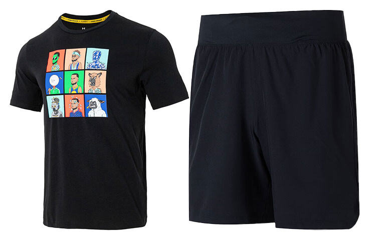 

Мужская повседневная спортивная одежда Under Armour, цвет Black