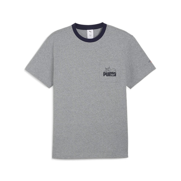 

Футболка x noah pocket t-shirt 'grey' Puma, серый