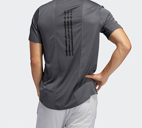 Футболка trg tee h.rdy sports training short sleeve gray Adidas, серый — фото 4