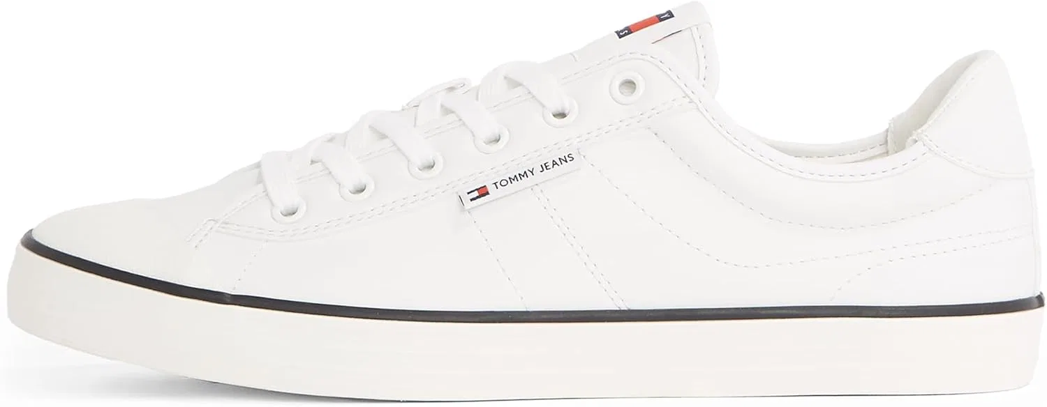 Кроссовки Tommy Jeans Herren Vulcanized Sneaker Bumper Low Top, Pink Ecru