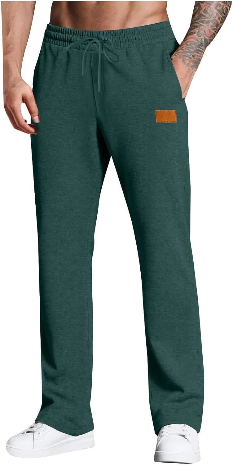Мужские спортивные брюки на резинке, Generic, Green