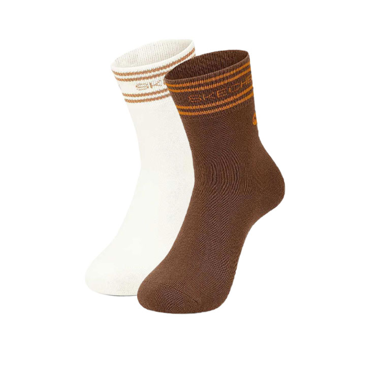 

Низкие носки унисекс 2 пары Skechers, ярко-белый