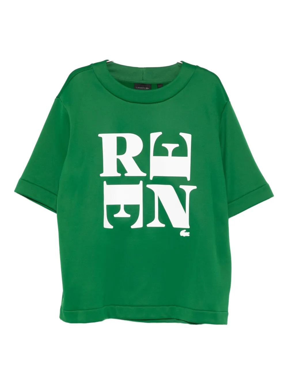 

Футболка с графичным принтом Lacoste, зеленый