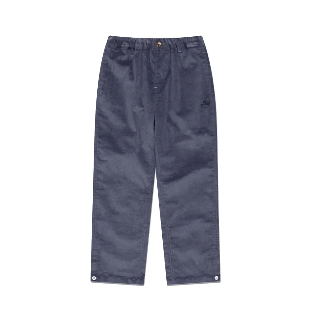 Детские вельветовые брюки Lee Kids стрейч синие — фото 2