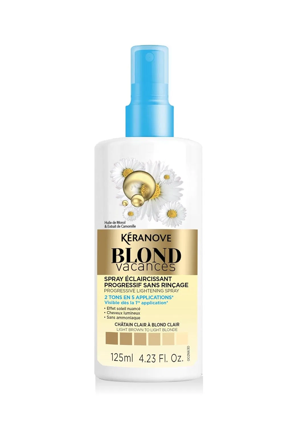 Осветляющий спрей для волос Keranove Blonde Holiday, 125 мл Kéranove