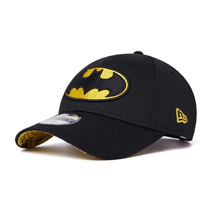

New Era Детская бейсболка из полиэстера и хлопка черная, Black