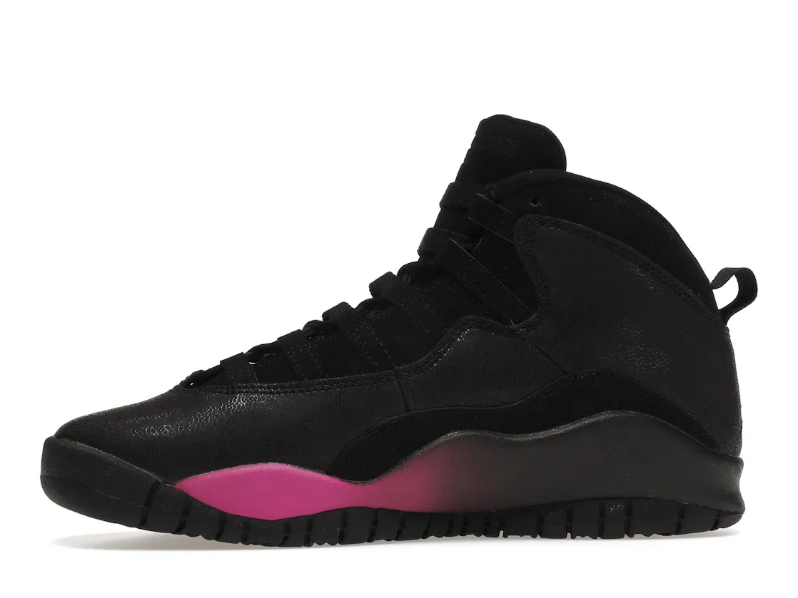 Детские кроссовки Lifestyle Jordan 10 Retro Jordan, Black/Fuchsia Blast-Black — фото 3