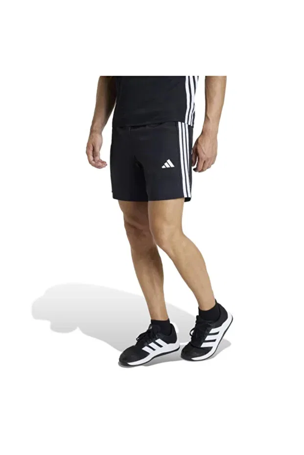 Мужские шорты для спорта с принтом Adidas, Black — фото 2