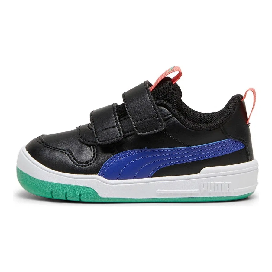 Детские спортивные кроссовки с ремешками Puma Multiflex SL V Inf, Черный — фото 2
