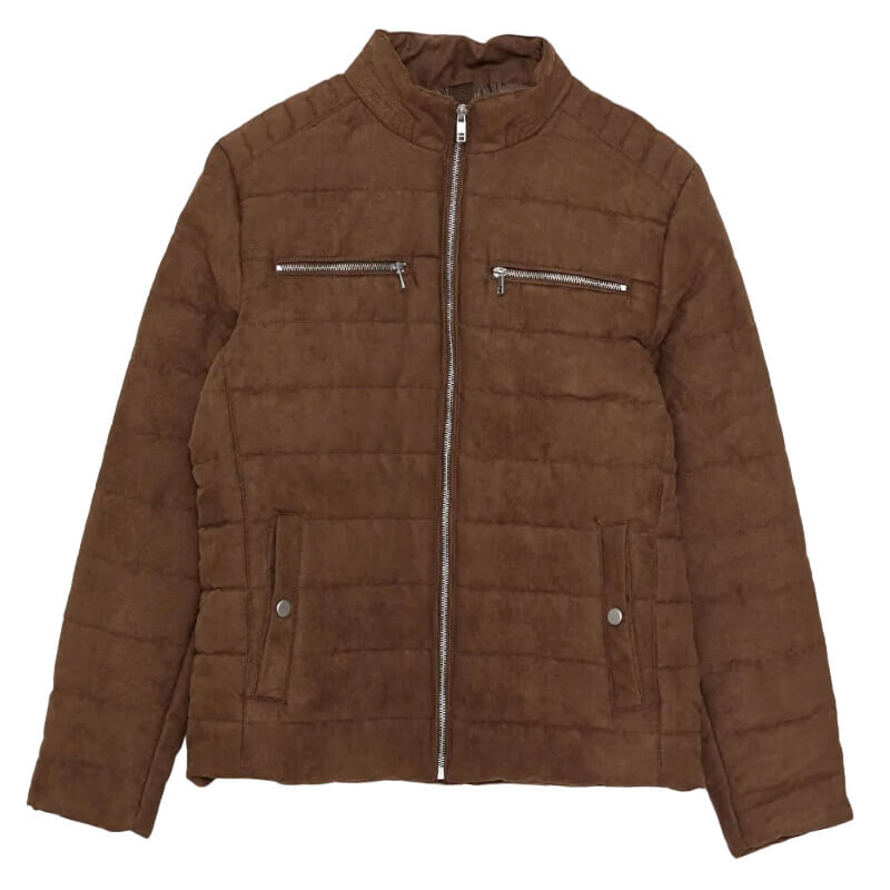 

Куртка LCW Vision Standard Pattern Standing Collar Suede, коричневый