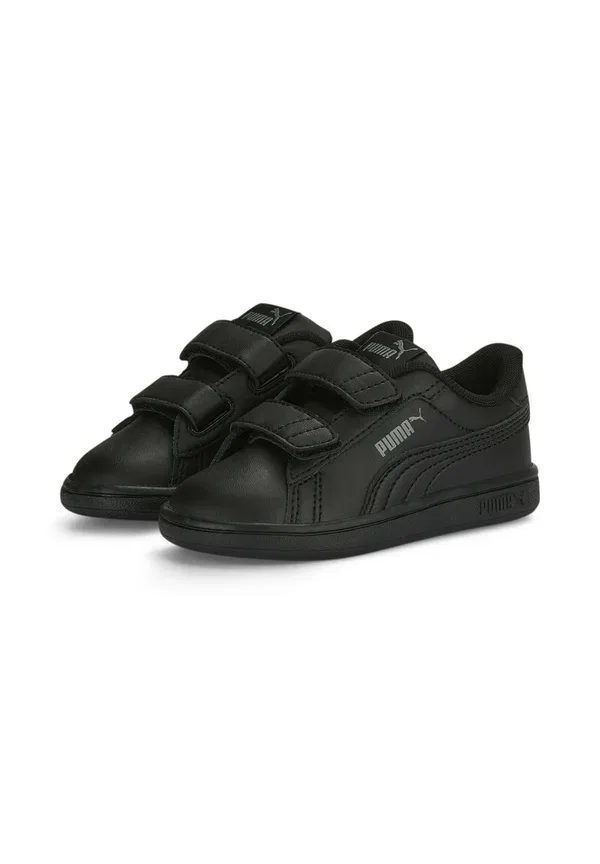 Кроссовки с дышащим верхом Smash 3.0 v Puma black shadow gray, черный/серый — фото 2