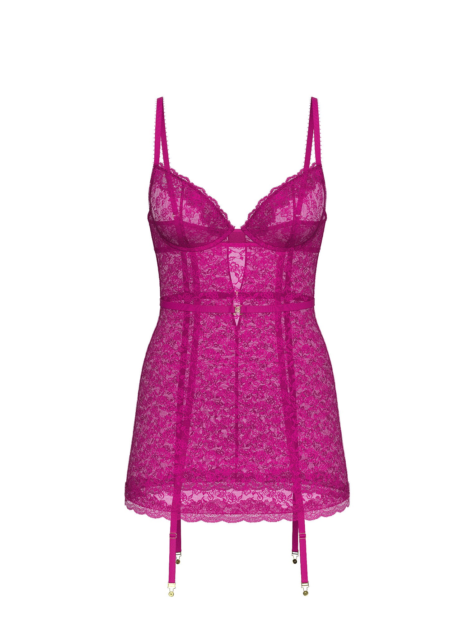 

Платье Victoria's Secret Tease Lace Cupped Mini Slip, темно-розовый