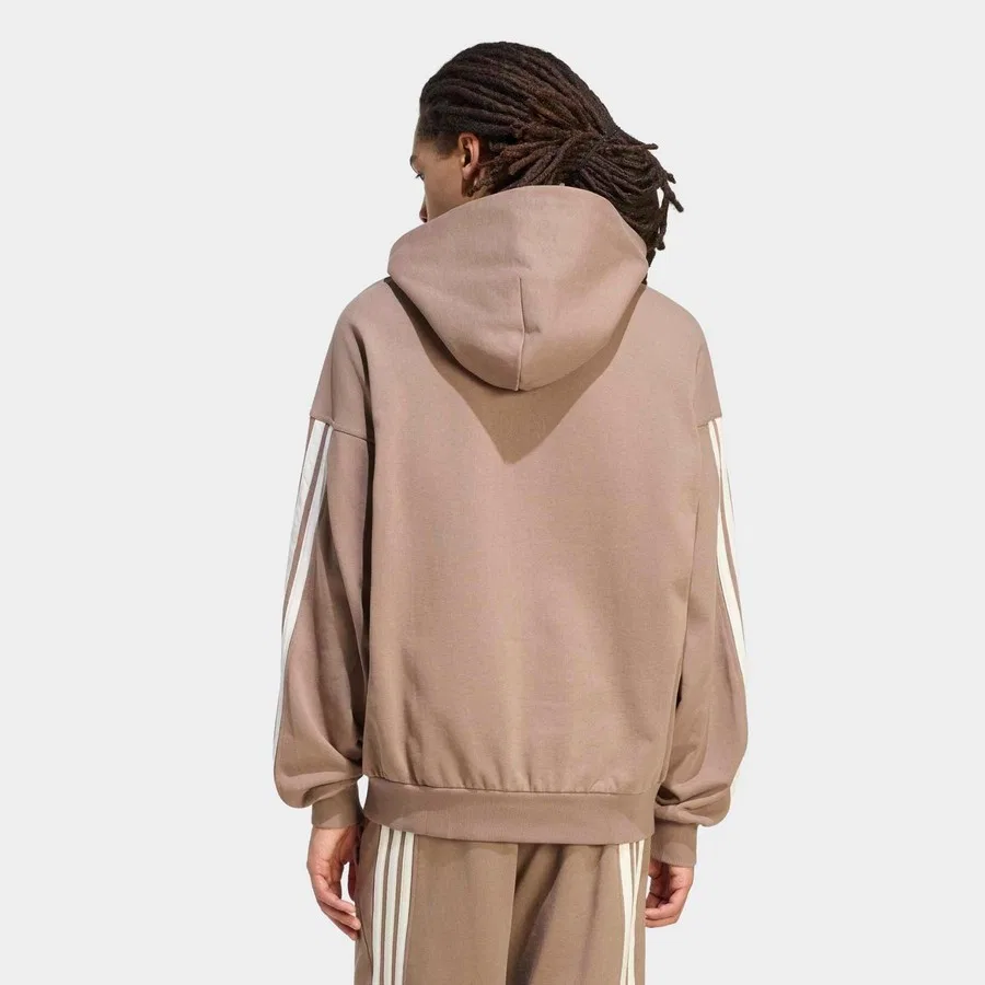 Мужской свитшот с капюшоном Kit adidas, Кремовый — фото 2