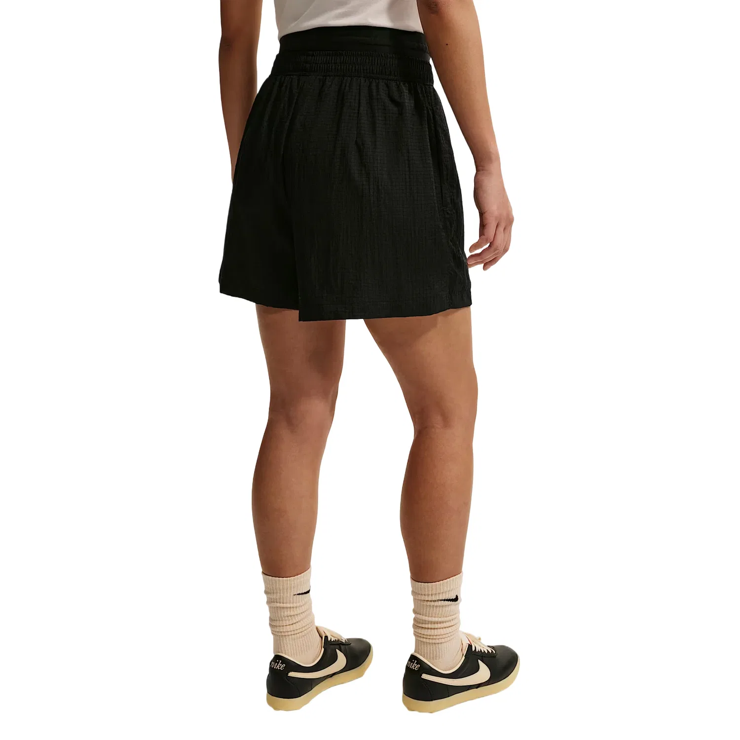 Женские шорты Double Waistband Shorts Asia Sizing 'Black' Nike, черный — фото 2