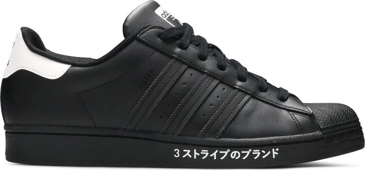 

Кроссовки Adidas Superstar 'Japanese Side Print', черный