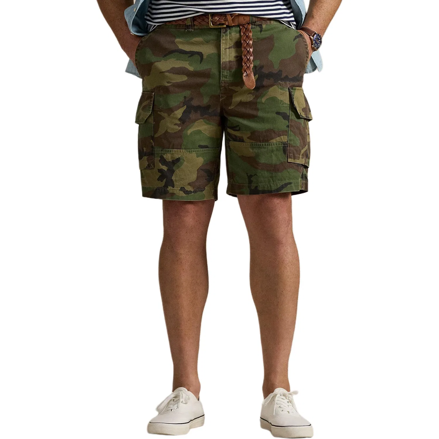 Мужские шорты карго с принтом Camouflage Polo Ralph Lauren, Camouflage — фото 4