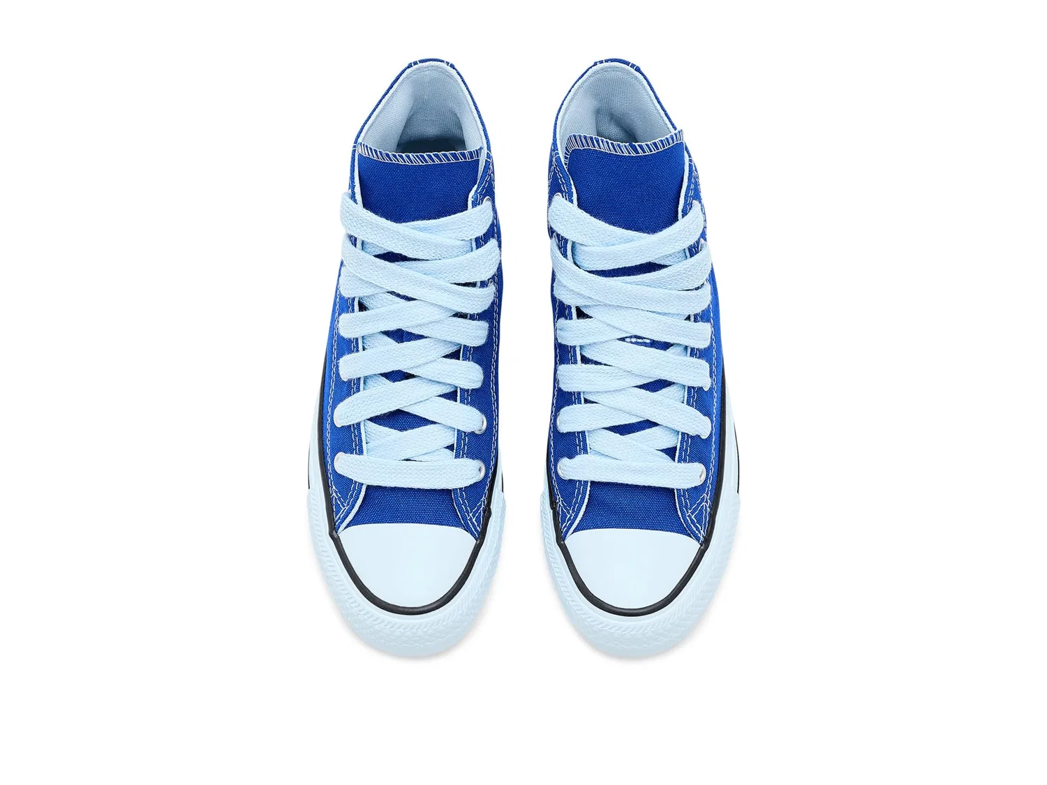 Кроссовки Chuck Taylor All Star Hi (для больших детей) Converse Kids, Blue/Cold Touch/Black — фото 3