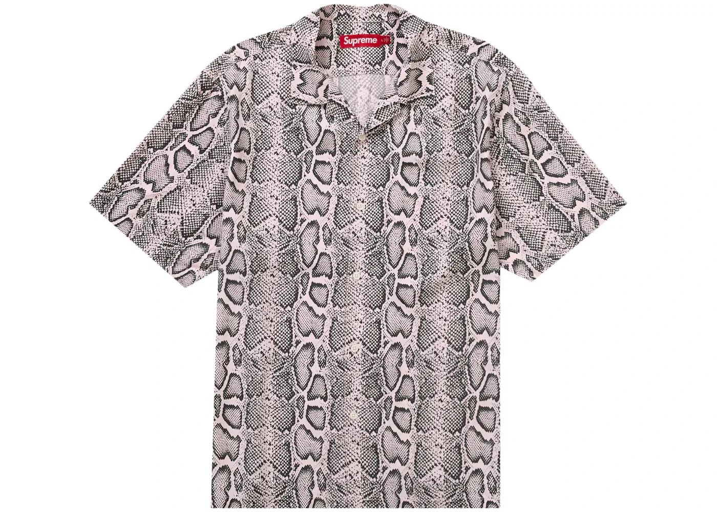 Мужская футболка с принтом Supreme Snake, Pink