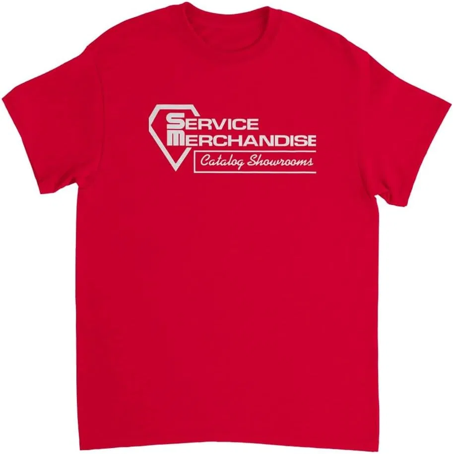 Футболка с логотипом Service Merchandise Catalogue Showrooms Generic, Red
