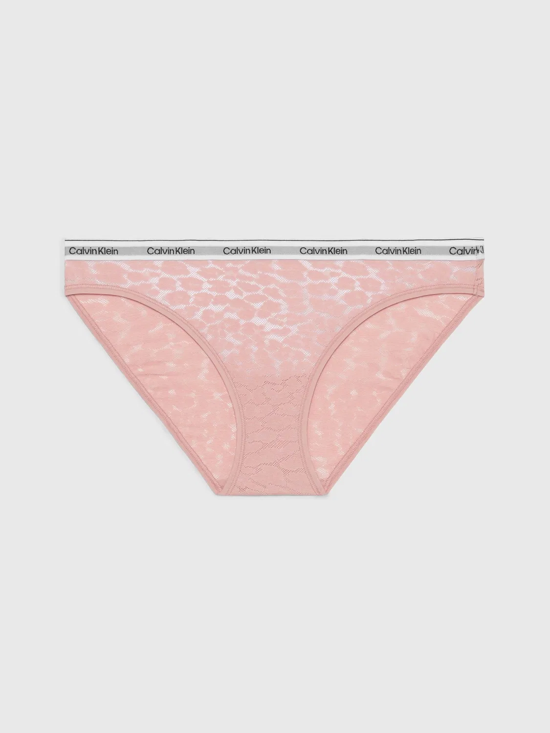 Бикини кружевные Calvin Klein, розовый — фото 3