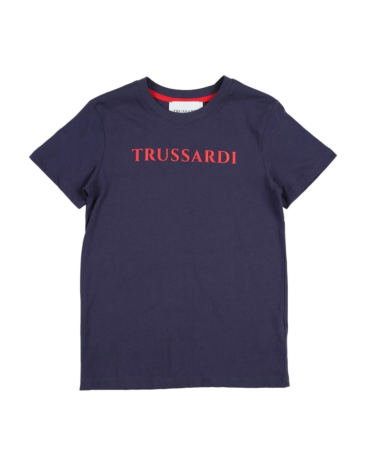 Детская футболка с принтом Trussardi, темно‑синий