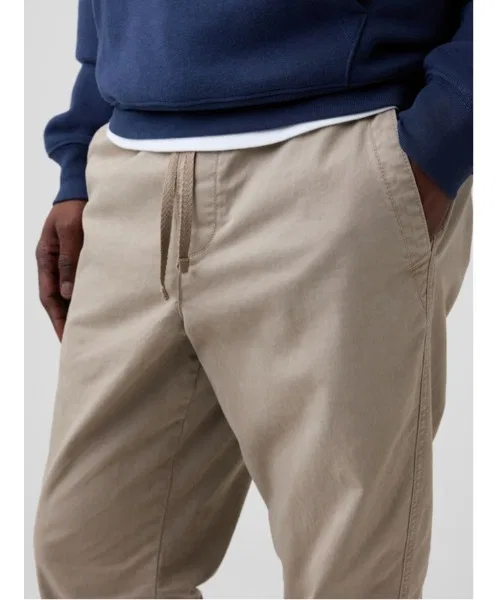 Мужские джоггеры с эластичным поясом GapFlex Essential Jogger Pants GAP, Navy — фото 4