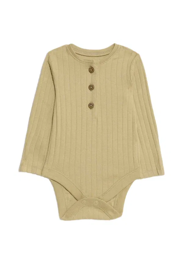 Комплект из топа и брюк, хлопок, Set, Marks & Spencer, Green Mix, зеленый — фото 4