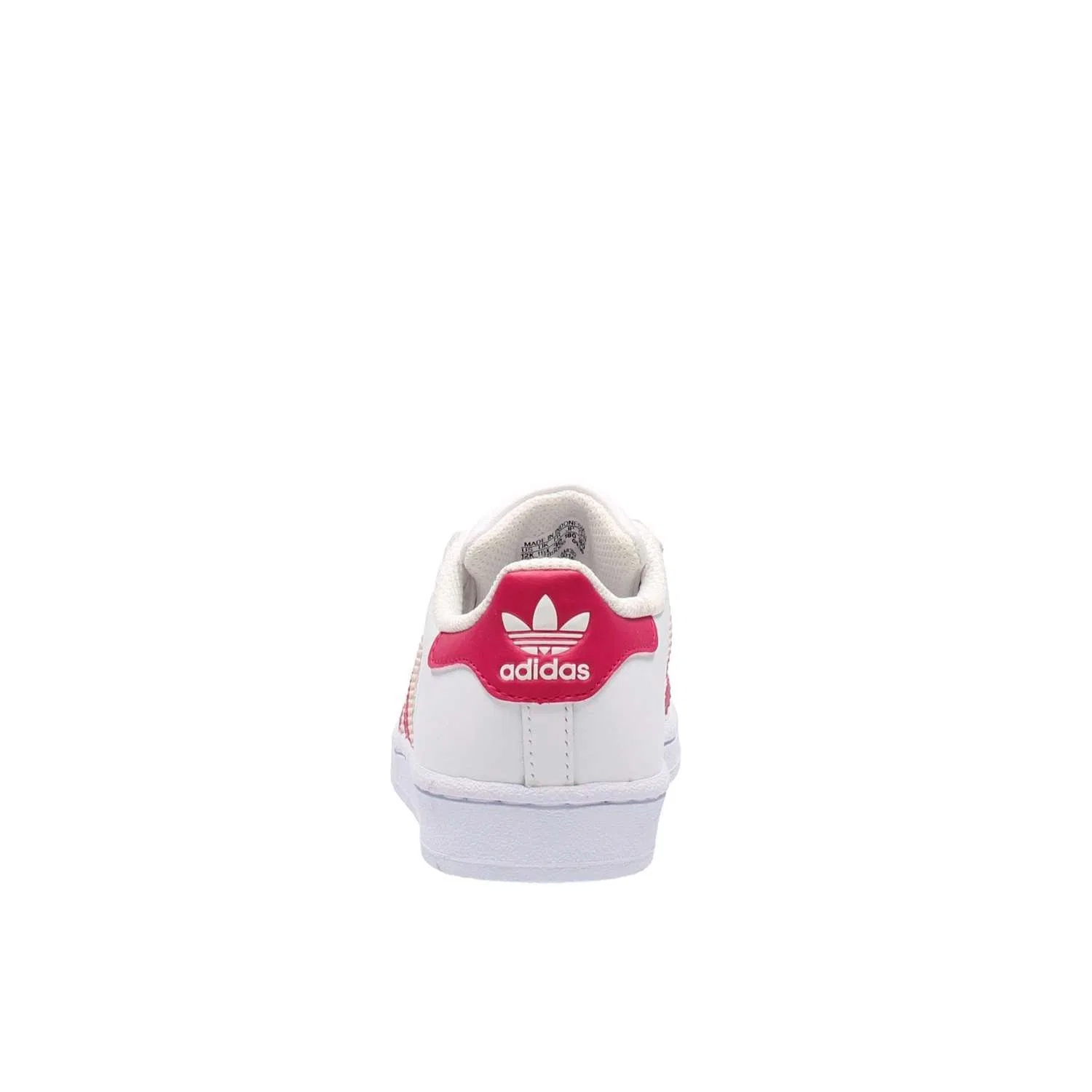 Детские кроссовки спортивные Superstar Adidas, Ftwr White Bold Pink Ftwr White — фото 4