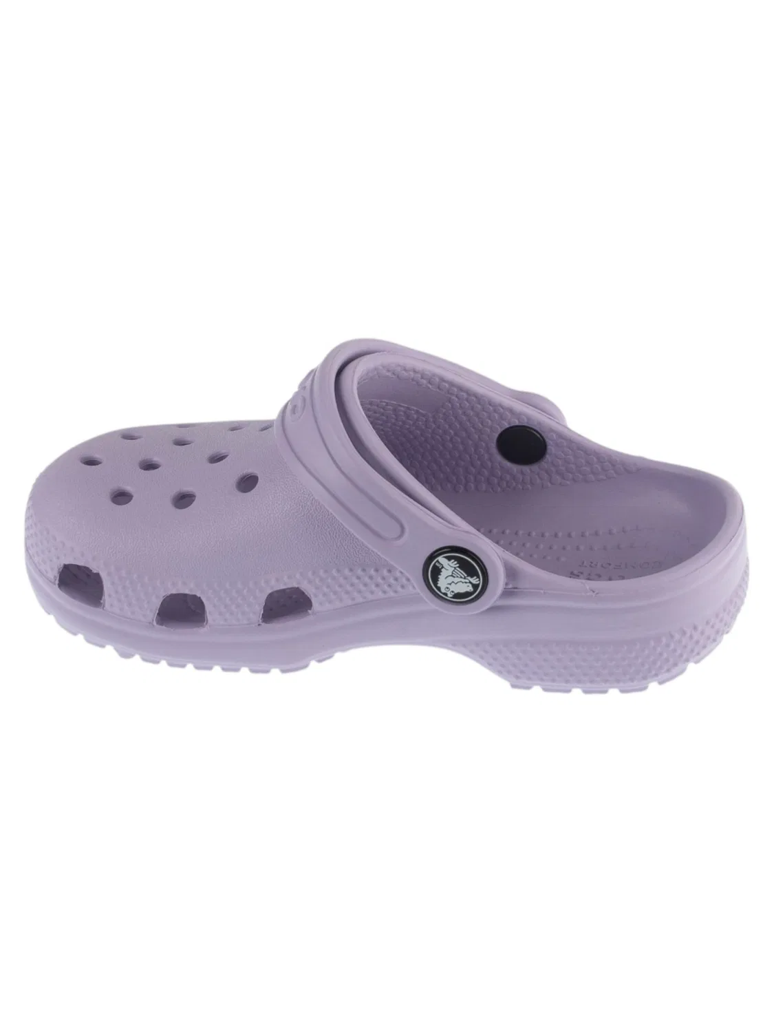Сандалии Crocs Classic Clog Kids T фиолетового цвета — фото 2