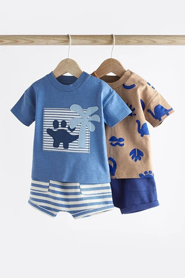 Детский комплект шорт с принтом Next Baby, Blue