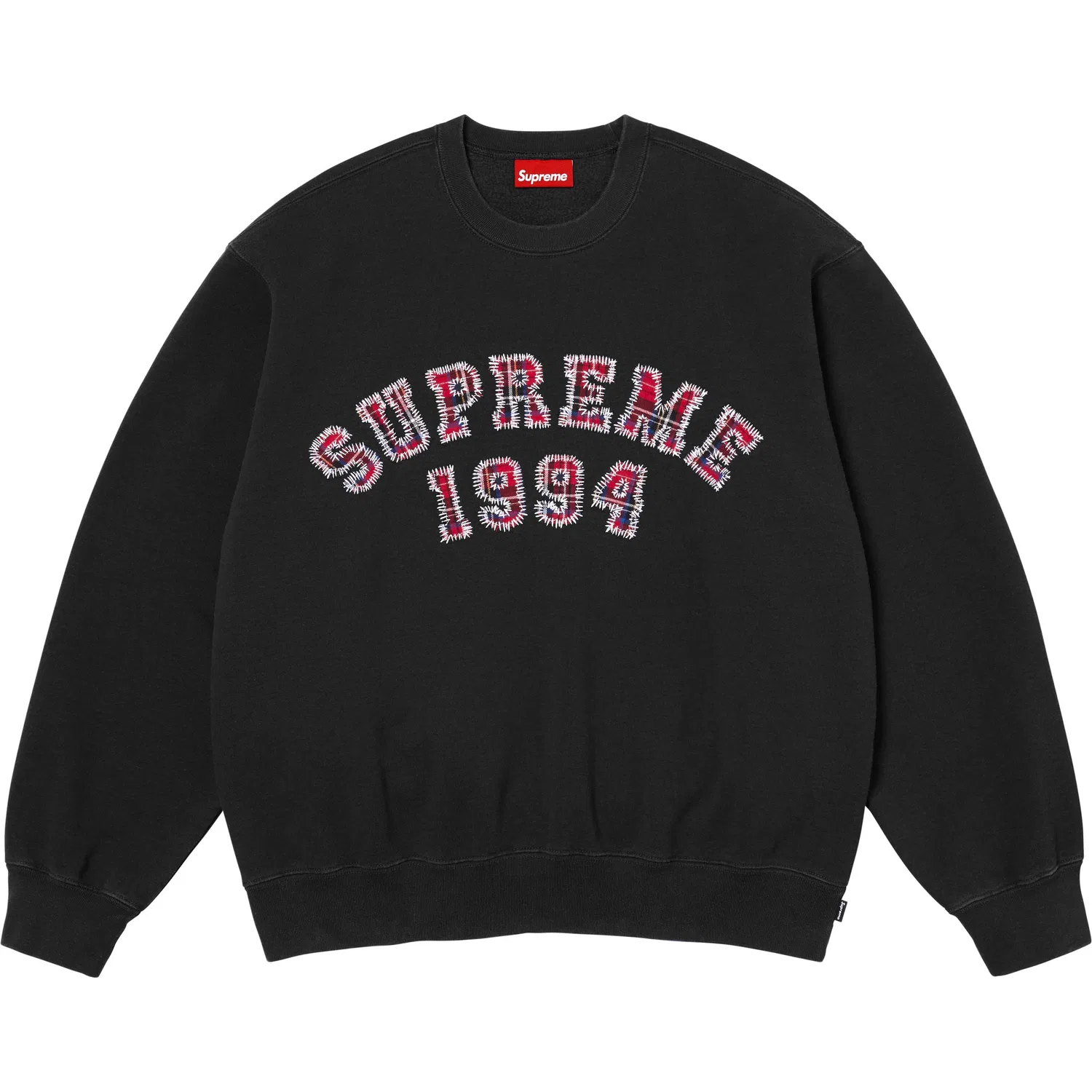 Свитшот унисекс с принтом Plaid Arc Supreme, Gray/Grey — фото 4