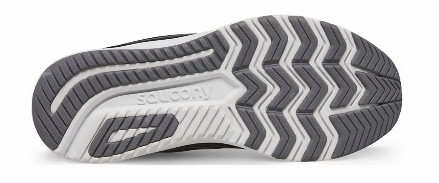 Детские кроссовки для мальчиков с дышащим верхом Guide 16 SAUCONY, Black/White — фото 4