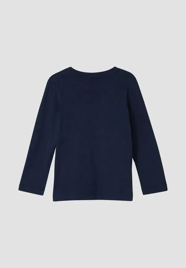 Лонгслив с принтом Long sleeved top S.Oliver, темно-синий — фото 2