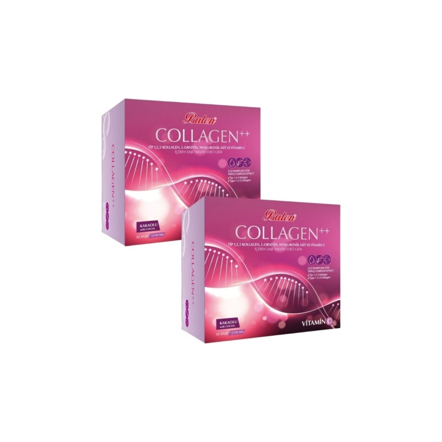 

Добавка Balen Collagen 12100 мг 30 капсул 2 шт