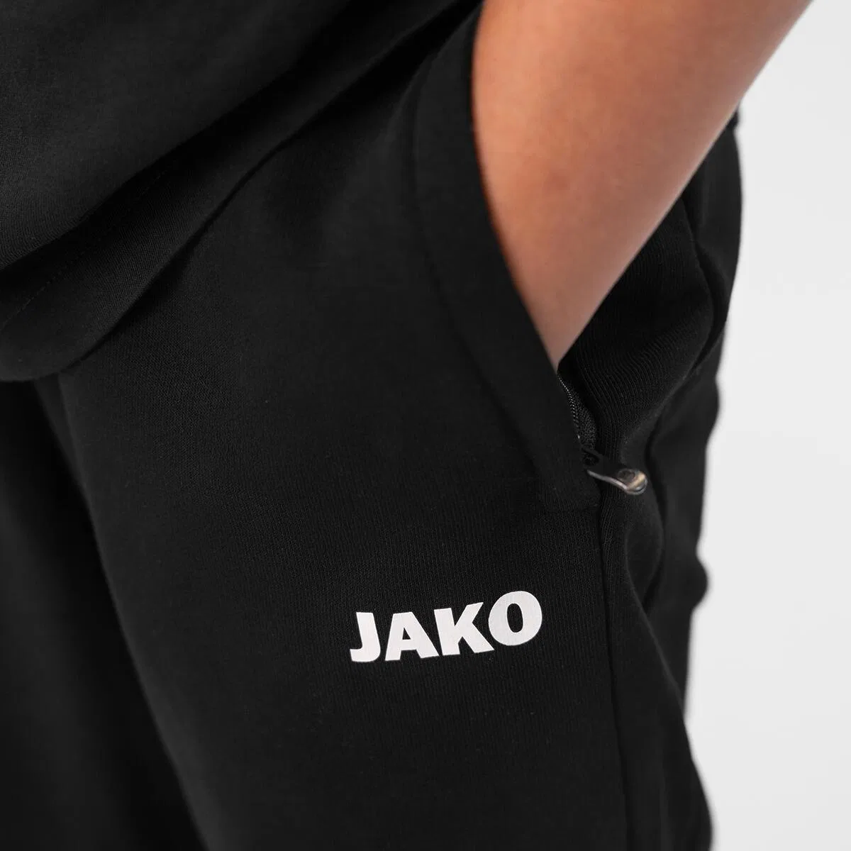 Детские спортивные штаны с эластичным поясом Jako, Schwarz — фото 2