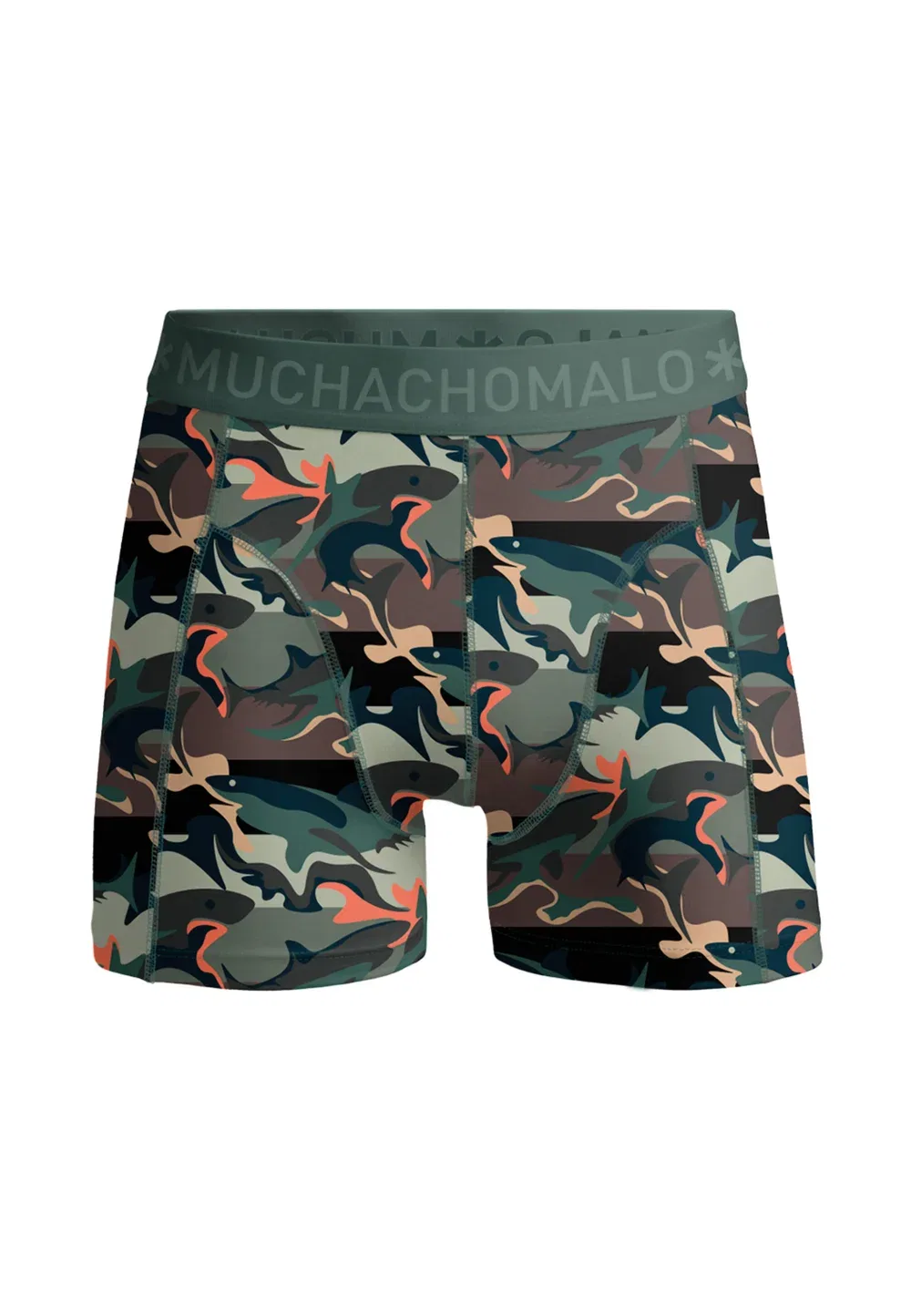 Набор из 3 однотонных футболок с принтом - в стиле хипстеров Muchachomalo, Print Green Black — фото 3